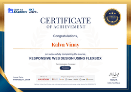 Certificate Of Flexbox thumbnail