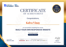 Certificate Of Bootstrap thumbnail