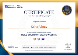 Certificate Of Static Website thumbnail