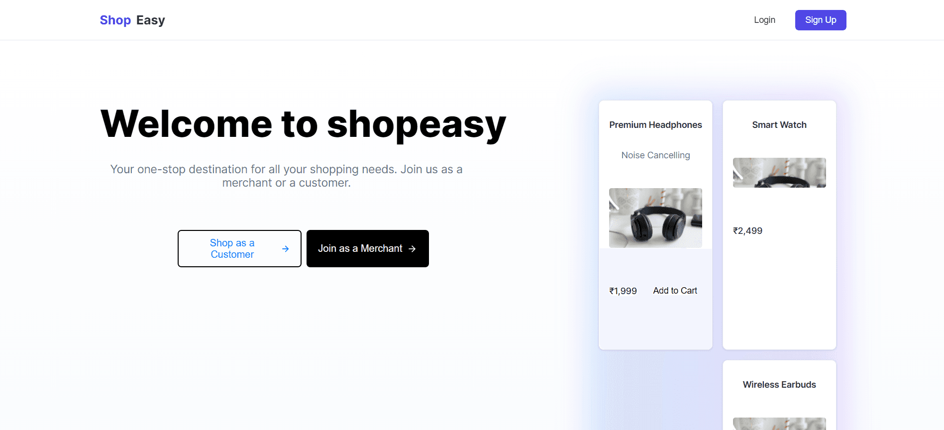 ShopEasy - eCommerce Platform
