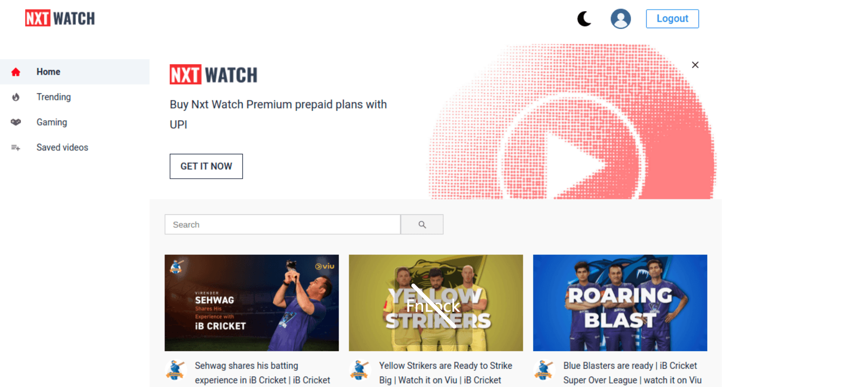 NxtWatch - Video Streaming Platform